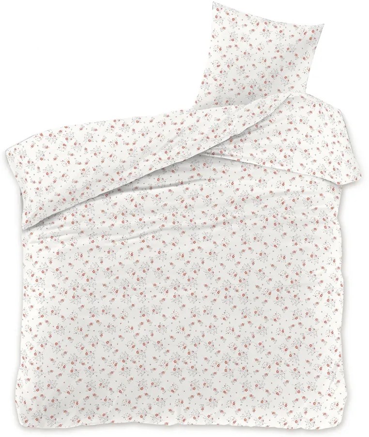 Lenjerie de microfibra FLORINE crem Dimensiune lenjerie de pat: 70 x 80 cm | 140 x 200 cm