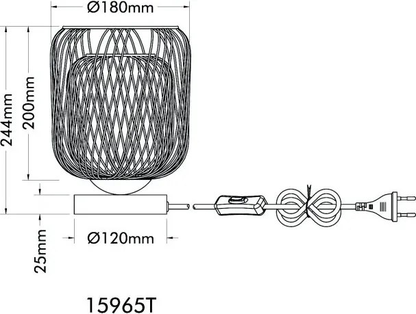 Veioza/Lampa de masa moderna DICHTI