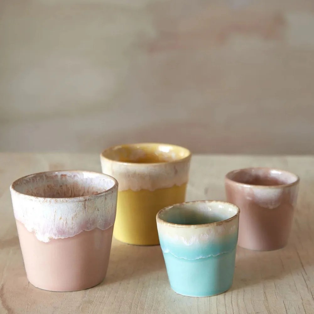 Ceașcă turcoaz pentru espresso din gresie 90 ml Grespresso – Costa Nova