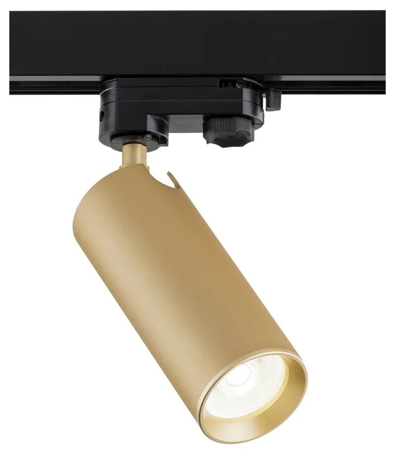 Spot pe sina TORELLO auriu / Accesoriu pentru sinele trifazate ARGON T-RACK