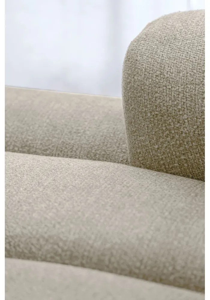 Colțar bej (cu colț pe partea stângă/cu șezlong) Shell – Miuform