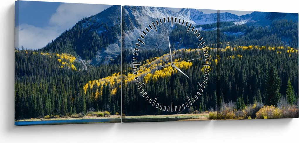 Tablou - Lost Lake, Oregon (cu ceas) (90x30 cm)