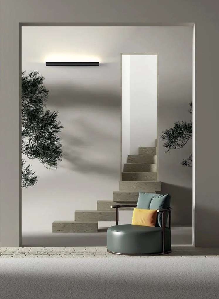 Aplica LED de perete ambientala HANOK 38W 4000K alba