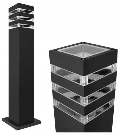 Lampă exterior TEKSAS 1xE27/12W/230V IP44, 44 cm, antracit