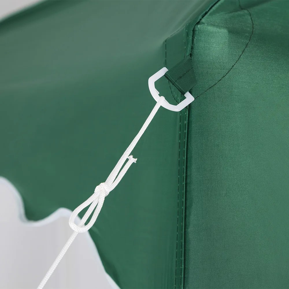 Deuba Foisor de gradina Capri 3x3 m - 2 pereti laterali - verde