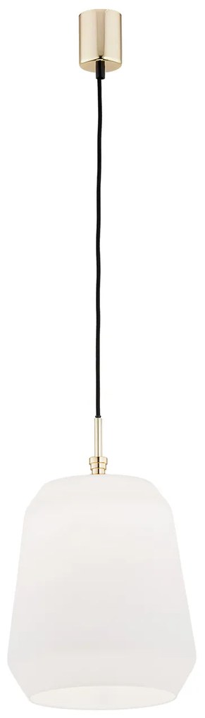 Lustra / Pendul modern design scandinav IRUN 25cm alb opal