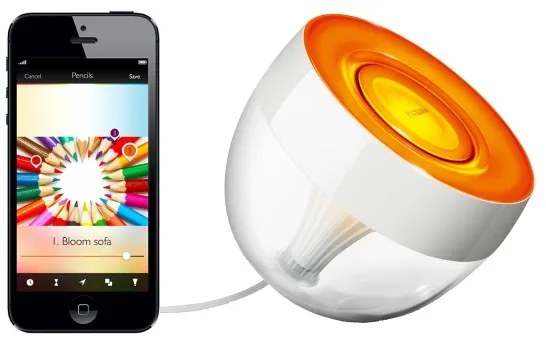 Philips Hue IRIS LED lampă de birou RGB dimabilă, 8,2W, 230V, albă