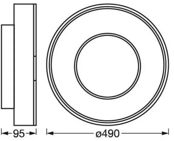 Plafonieră LED RGBW dimabilă SMART+ CLARIA LED/32W/230V Wi-Fi Ledvance