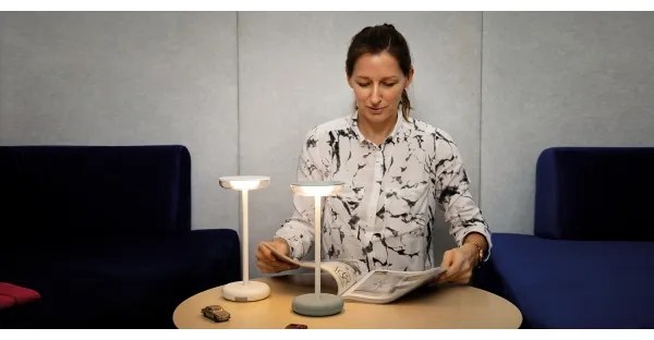 Lampă LED reîncărcabilă dimabilă Kanlux 37310 FLUXY LED/1,7W/1800 mAh IP44 alb