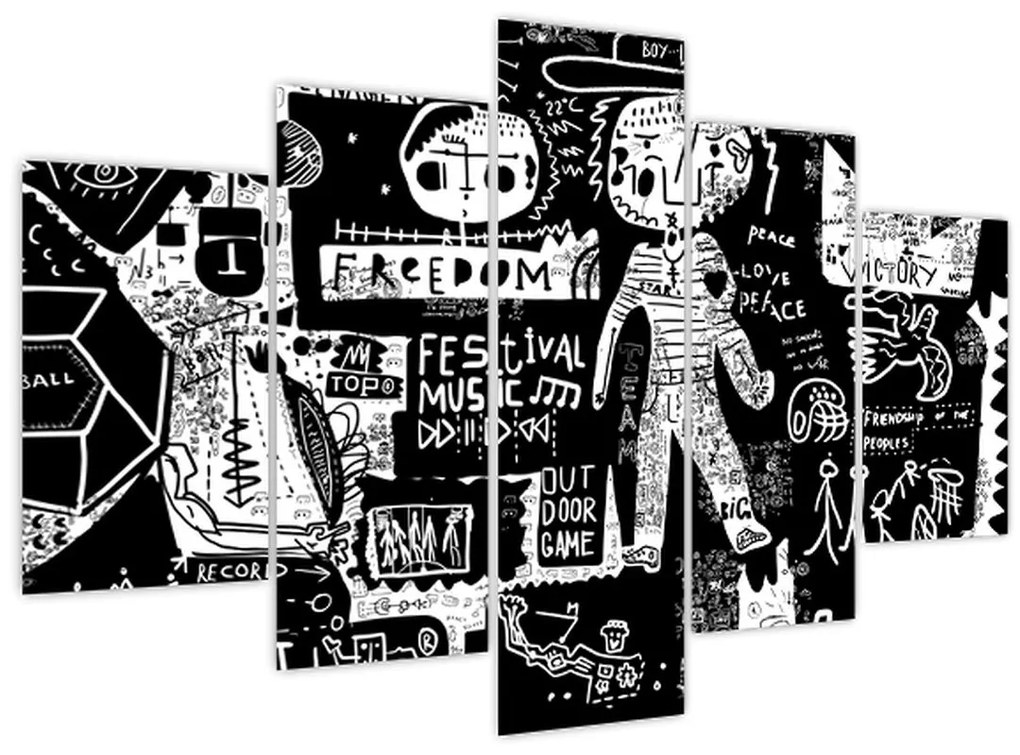 Tablou - Graffiti (150x105 cm)