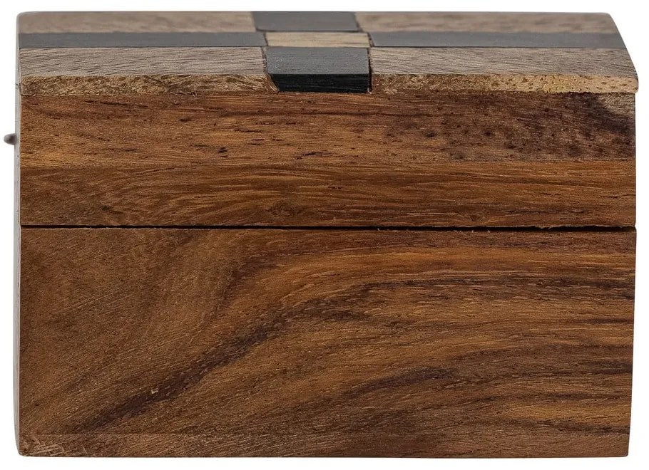 Cutie de depozitare maro din lemn decorativă 6,5x4,5x4 cm Cemile – Bloomingville