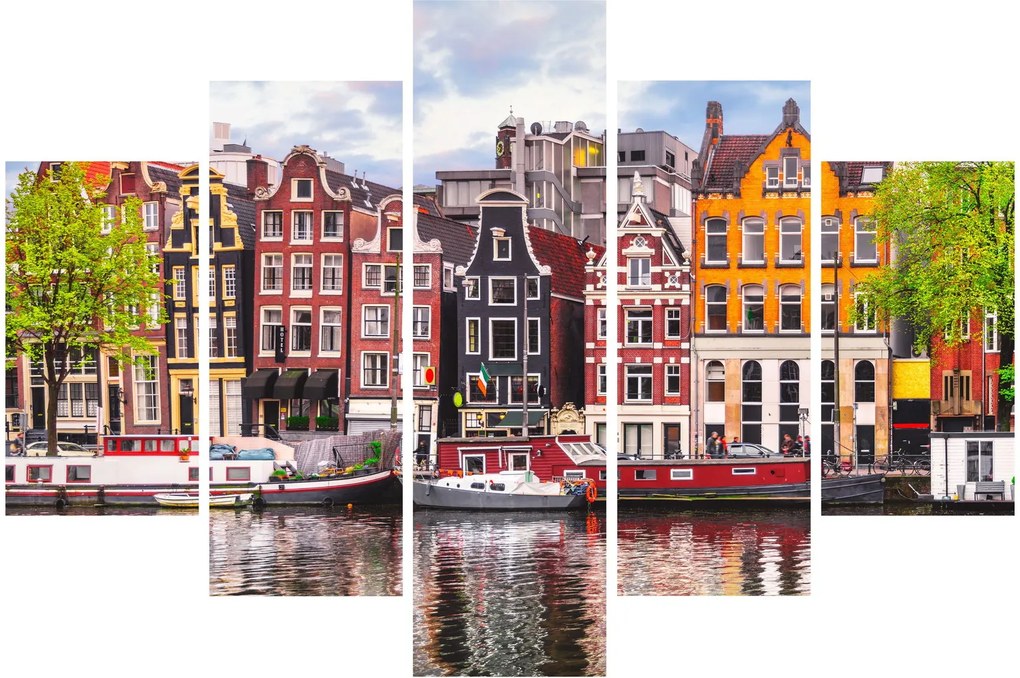 Tablou - Amsterdam, case de dans (150x105 cm)