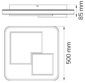 Plafonieră LED dimabilă FELA LED/34W/230V 3000K Wofi 11610