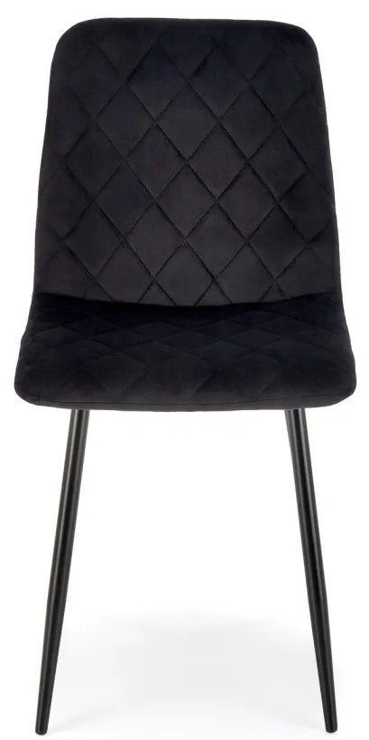 Scaun K525 velvet negru