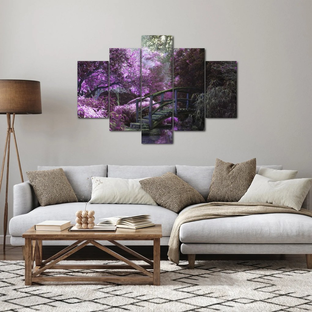 Tablou - copaci violeți (150x105 cm)