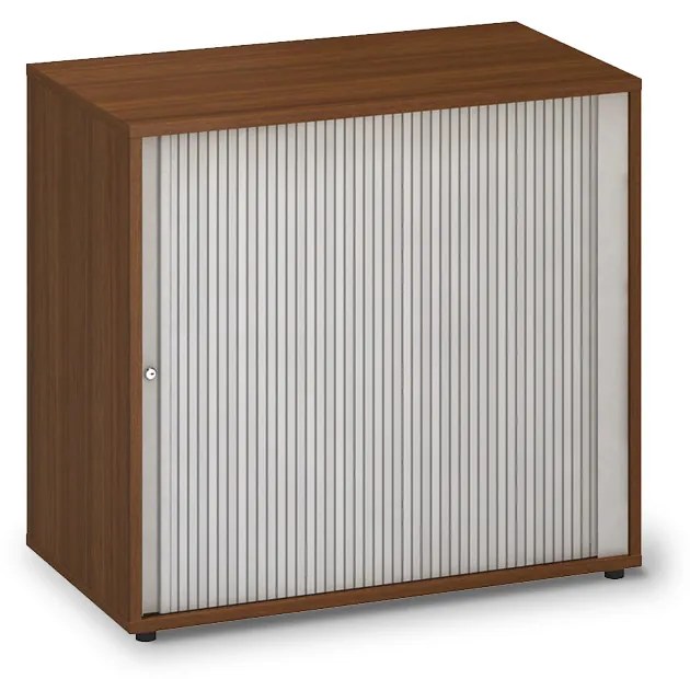 Dulap cu jaluzele joase ProOffice 80 x 45 x 74,2 cm, nuc