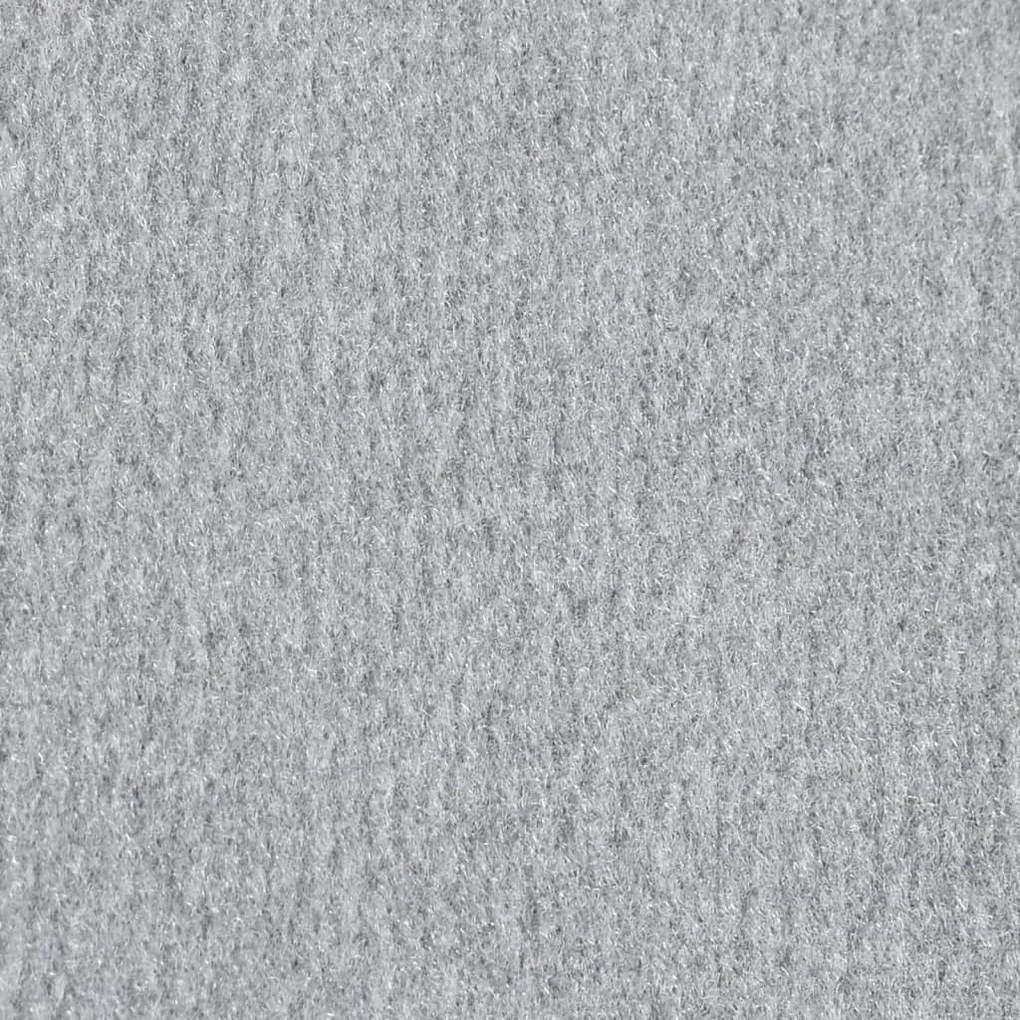 Covor traversa, gri cu motiv, 60x500 cm, BCF grey with motif, 60 x 500 cm