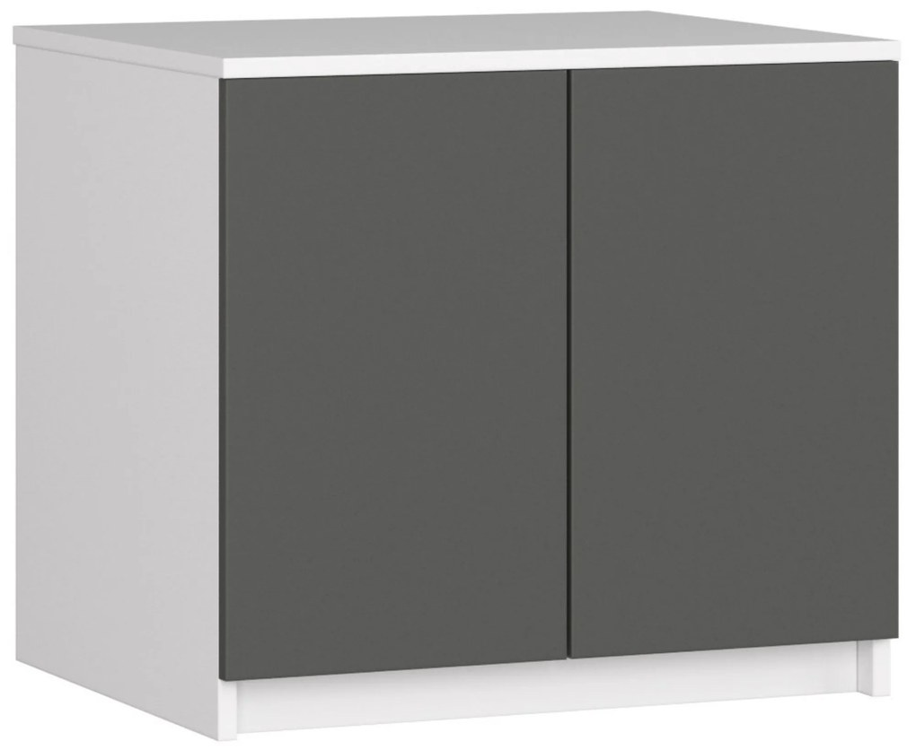 Suprastructură pentru dulap Sashka II (Alb + gri). 1070866