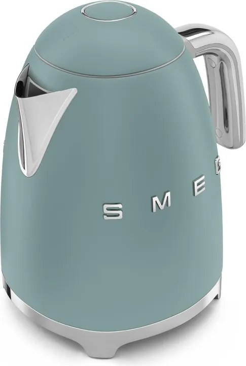 Cana electrica SMEG KLF03EGMEU, 2400 W, 1,7 l, Baza rotativa la 360°, Finisaj mat, Verde smarald