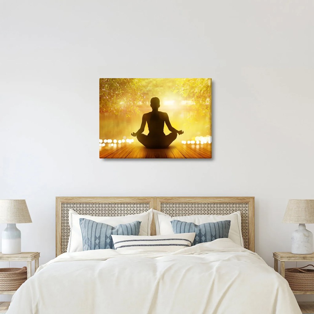 Tablou - meditare (70x50 cm)