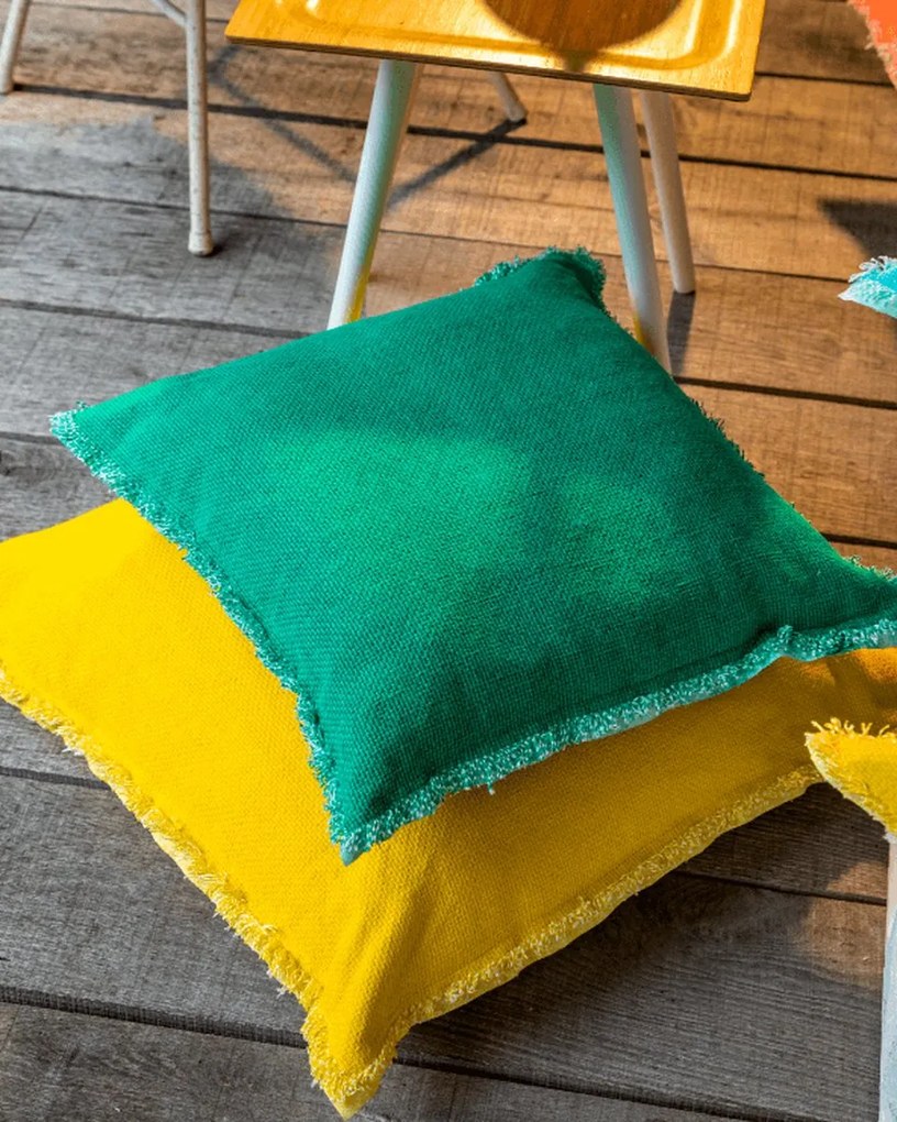 Fata de perna decorativa BURTO LEMON 45x45 cm, galben