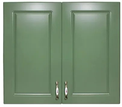 Corp superior 80 cu 2 usi Zebra MDF verde