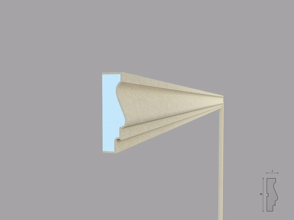 Ancadrament fereastra exterior FP132 dimensiuni 95x30x2000mm