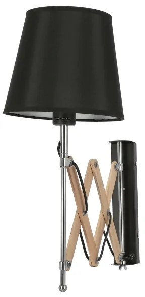 Aplica de perete MITO 1xE27 / 40W / 230V negru