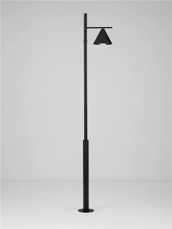 Stalp de exterior IP65 ORIX negru H-220cm