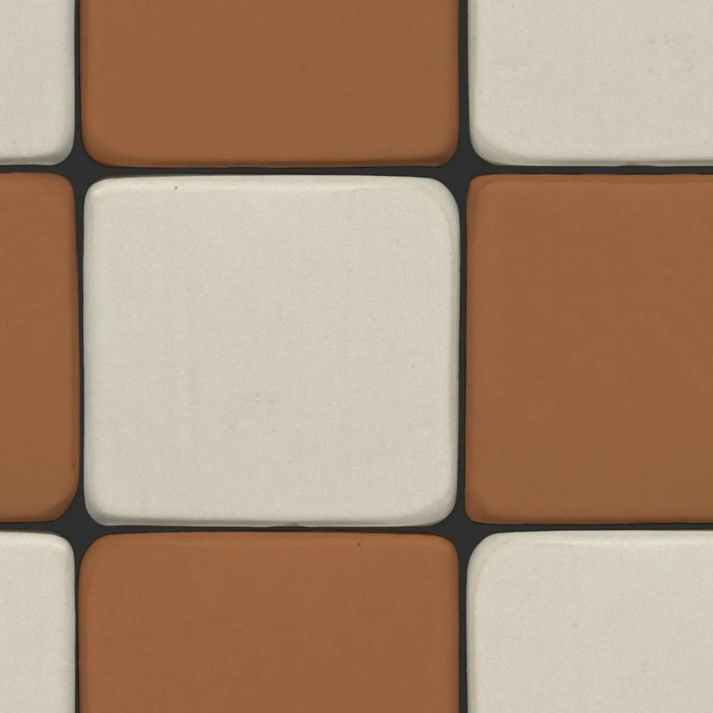 Fototapet, Porcelain Tiles, Orange, Rebel Walls