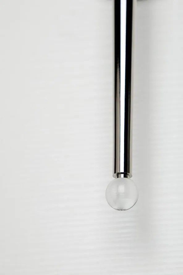Aplica de perete design clasic ROCKLAND small, nichel lucios