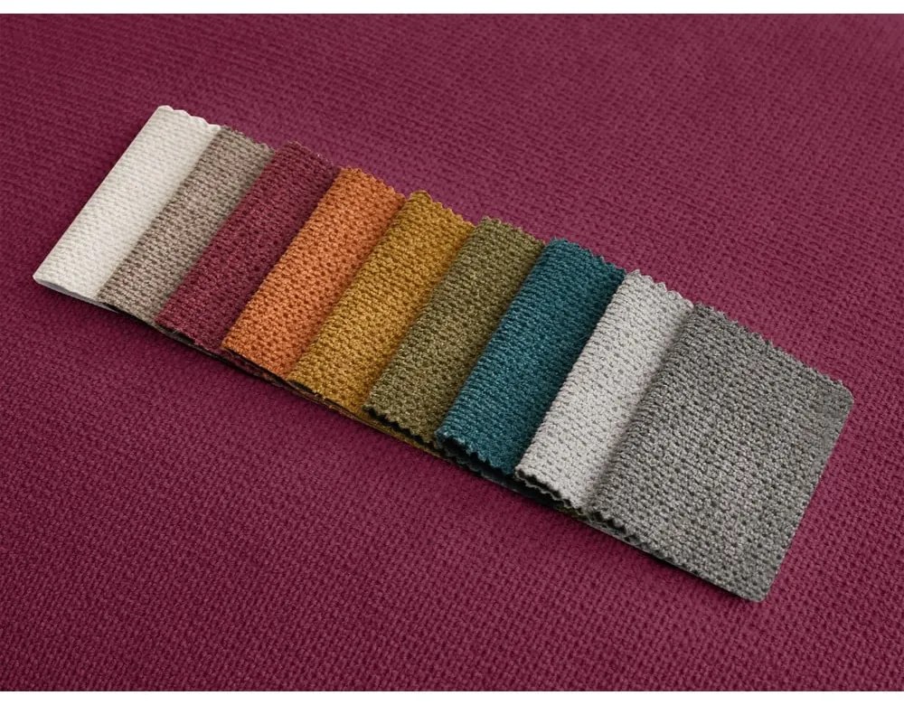 Canapea burgundy extensibilă 234 cm Ernest – Bobochic Paris