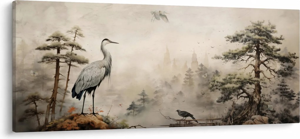 Tablou - Desen animat peisaj (120x50 cm)