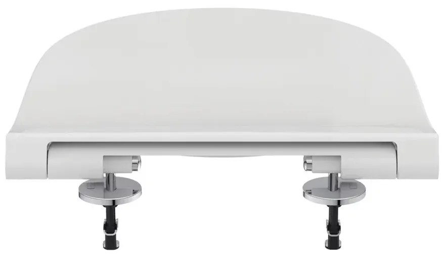 Capac wc inchidere lenta, 53.5x35 cm, demontare rapida, Ideal Standard I.life O