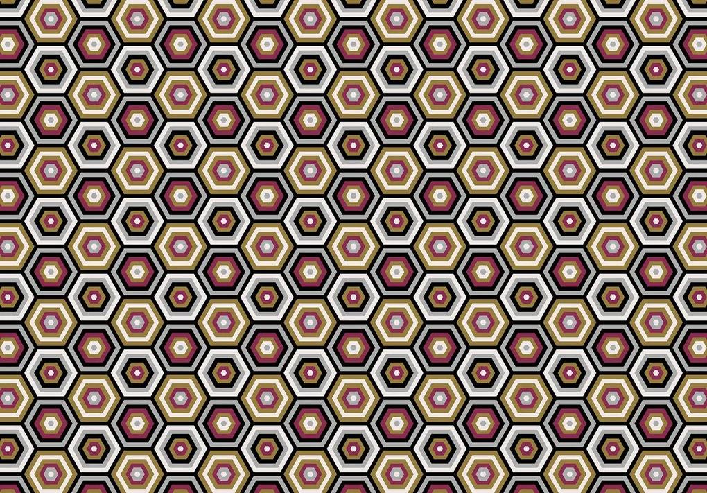 Fototapet - Hexagon (254x184 cm), în 8 de alte dimensiuni noi