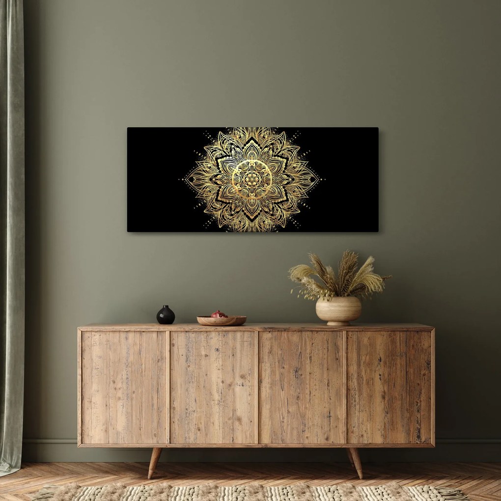 Tablou - Mandala bogăției (120x50 cm)