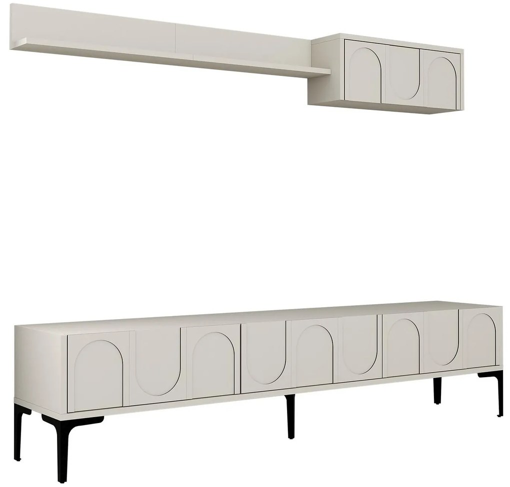 Mobilier living Bipemu 4 (crem + negru) . 1095708
