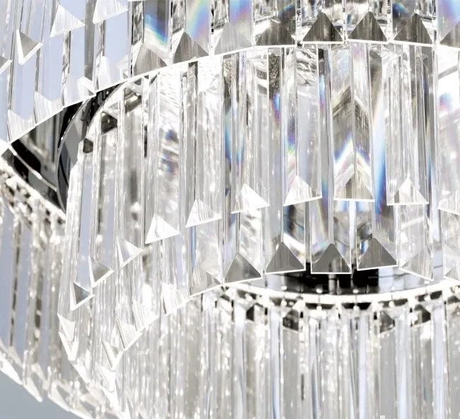 Lustra LED design LUX PRISM 55cm, chrome