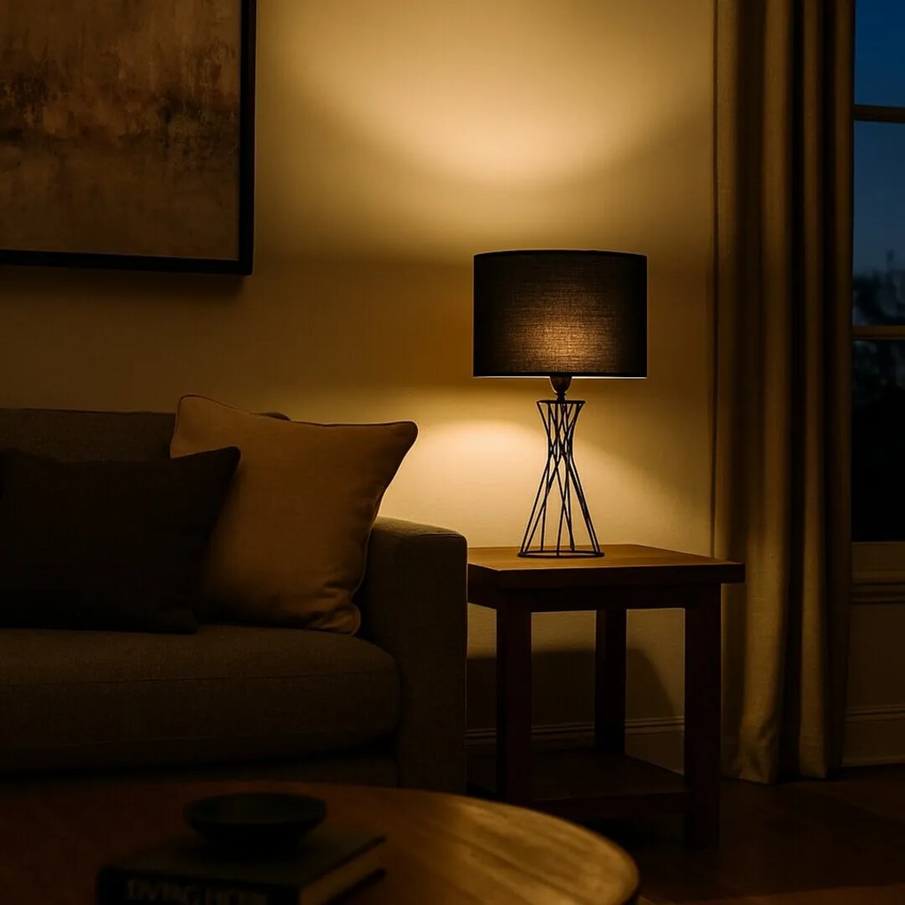 Lampă de masă Rabalux 74082 Nivra, negru