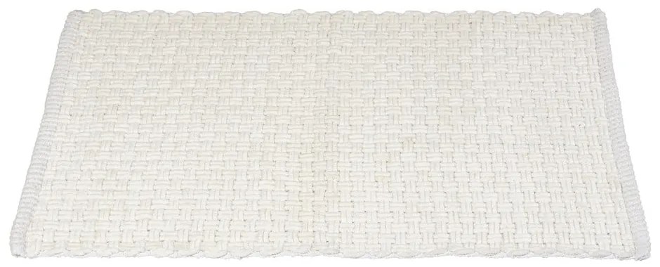 Covoraș de baie alb din material textil 50x80 cm Ecoli – Wenko