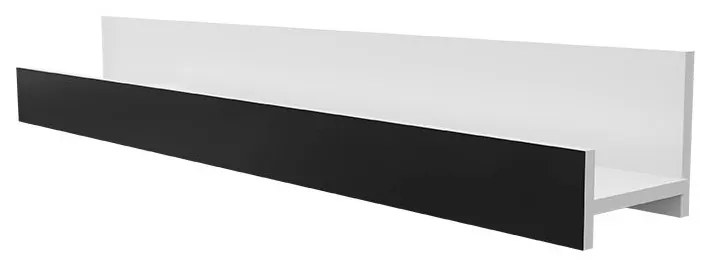 Raft de perete Anrik AR17 (Alb + lucios Alb + lucios negru) . Promo -17%. 1104490