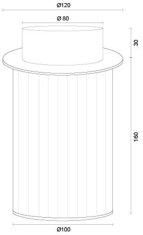 Spot aplicat cu protectie IP44 NORFOLK 8774 auriu