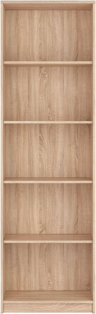 Biblioteca NEPO PLUS, stejar sonoma, PAL, 60x34x197 cm