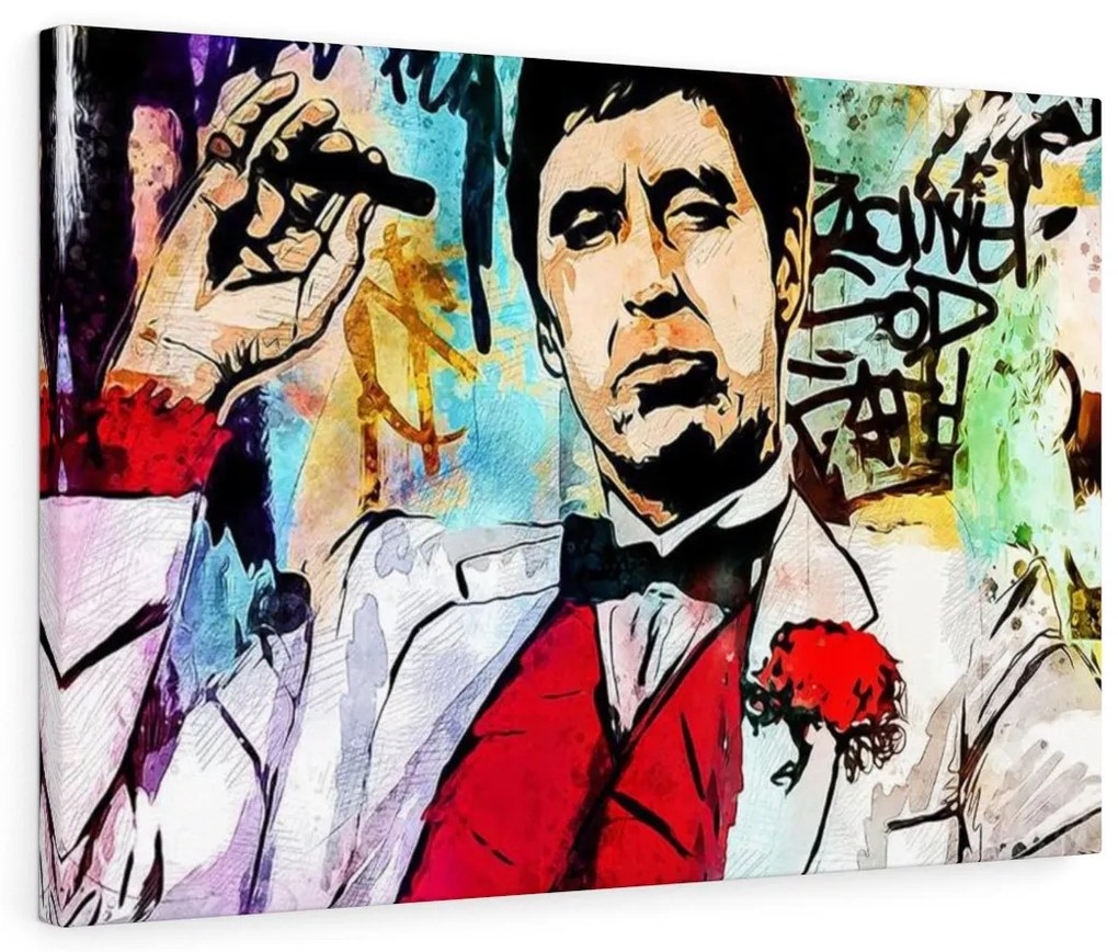 Tablou canvas Tony Montana 120x80 cm