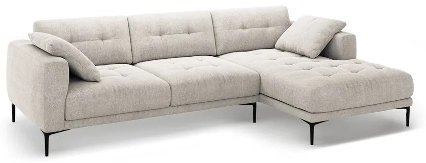 Colțar bej (cu colț pe partea dreaptă/cu șezlong) Bemy – Micadoni