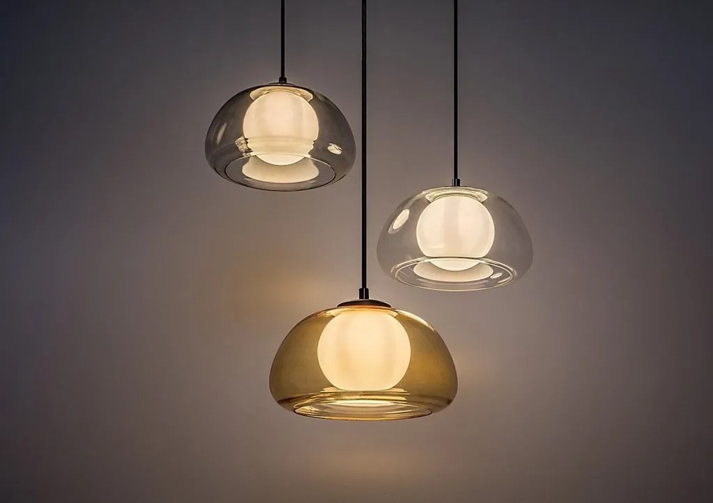 Lustra suspendata sticla multicolor Elowen 3L