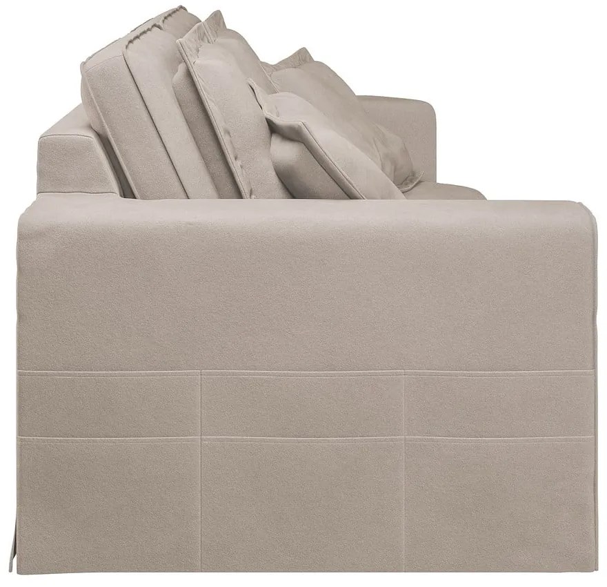 Canapea maro deschis 196 cm Nora – Ropez