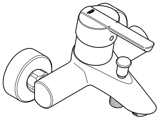 GROHE 32269000 - Baterie pentru cadă FEEL DN 15, crom lucios