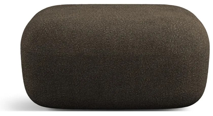 Taburet maro cu tapițerie din țesătură bouclé Jenny – Micadoni Home