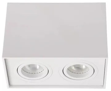 Spot Lucide 22953/02/31 TUBE 2xGU10/50W/230V alb